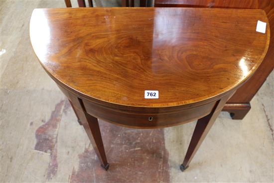 Inlaid card table